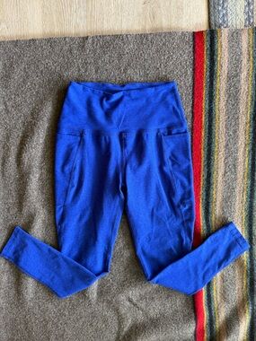 Beyond Yoga High-Waist Leggings in Royal Blue